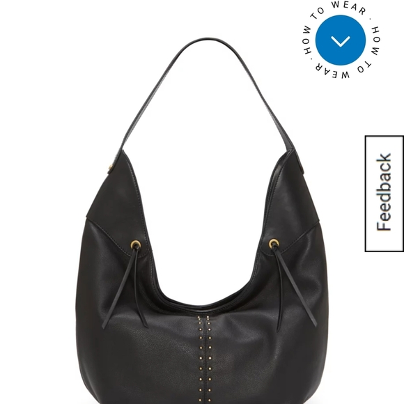 Vince Camuto Black Hobo Bag - Picture 4 of 5